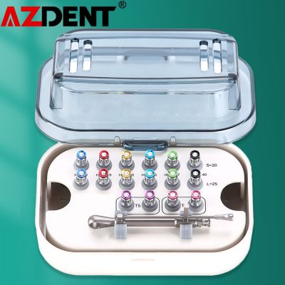 Azdent เครื่องมือซ่อมแซมรากฟันเทียมสำหรับทันตกรรมสว่านลมน็อตแบบหมุนรากฟันเทียม