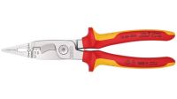 คีมปอกสายไฟ อเนกประสงค์ KNIPEX NO.13 86 200 Pliers for Electrical Installation VDE version Factory Gear By Gear Garage