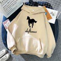 {Echoes Department Store}Deftones Hoodies ชาย Streetwear เกาหลีพิมพ์2022ผู้ชาย Hoddies