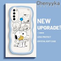 เคส Chenyyka สำหรับ Xiaomi Redmi Note 8 2021 Note 8T เคสลายการ์ตูนสนูปี้แบบคลื่นกันกระแทกแบบใสนิ่มเคสมือถือฝาครอบป้องกันซิลิก้าเจลโปร่งใสลายกล้องถ่ายรูปที่สร้างสรรค์