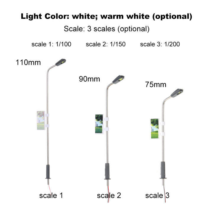 20pcs-white-model-street-lights-layout-lamppost-train-garden-playground-scenery-led-lamp-lighting-1-100-scale-110mm