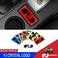 Automotive Interior Crystal Stickers For Toyota FJ Cruiser Gear Panel Decorative Stickers FJ Logo Patch Interior Car Accessories