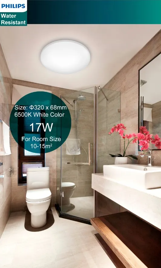 Philips Cool Led Bathroom Ceiling Light | Shelly Lighting