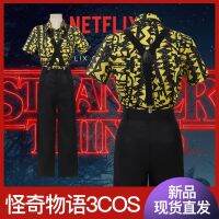 ►﹍ Halloween Stranger Things 3 การพิมพ์ดิจิตอล 3 มิติเสื้อหลวมแขนสั้นเสื้อผ้าคอสเพลย์ของผู้หญิงในสต็อก