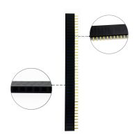 ‘；。、】= 40 Pin 1X40 Single Row Male And Female 2.54 Breakable Pin Header PCB JST Connector Strip For Arduino Black