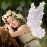 Fairy Angel Wing Elf Butterfly Shape Wing Princess Costume Accessories Cosplay Party Stage Performance Photography Sparkle Prop