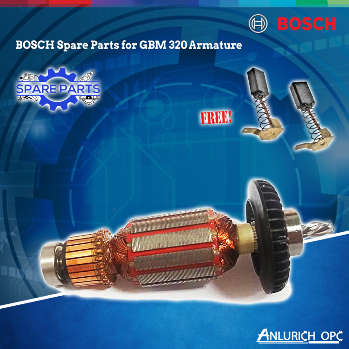 BOSCH Spare Parts for GBM 320 Armature Lazada PH