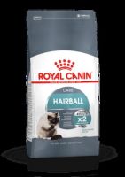 Royal Canin Cat สำหรับแมว สูตรHairBall CARE แมวโตที่ต้องการดูแลผิวหนังและเส้นขน 0.4kg./4kg.