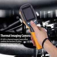 HT-02D Handheld IR Thermal Imaging Camera Color Display 1024p 32x32 Resolution กล้องถ่ายภาพความร้อน