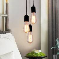 3 Heads Industrial-style Pendant Lamps Nordic Spider Chandelier Pendant Lights E27 Loft Edison Hanging Lamps For Living Room Bar