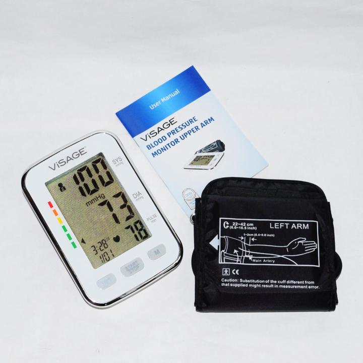 visage blood pressure monitor manual