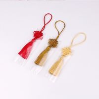 ][[ 2Pcs/Lot 5Cm Chinese Knot Tassel Silk Fringe Sewing Bangs Tassel Trim Decorative Key Tassels For DIY Curtains Home Decoration