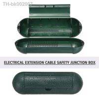 ✔♧ 1pc Electrical Extension Cord Cable Safety Junction Box Protector Outdoor Safety Seal Weatherproof Green Connector Box