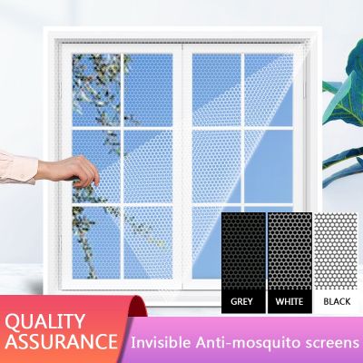 【LZ】❂□♧  Self-adhesive Anti-mosquito Net Portable Screen Window Net High Sealing Performance Anti-mosquito Screen Decoration Accessories