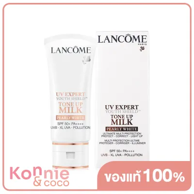 Lancome UV Expert Youth Shield Tone Up Milk Ultimate Multi Protection SPF 50+ PA++++ 30ml #Pearly Bright