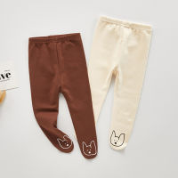 Cute Newborn Baby Pantyhose Clothes Cotton Girls Pant Cartoon Babies and Toddlers with Foot Bottoming Socks Infant Legging 0-24M