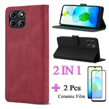 For Infinix Smart 6 HD X6512 Fashion Painted Soft Case For Infinix Smart 6  HD 2 IN 1 With Two Piece Ceramic Film