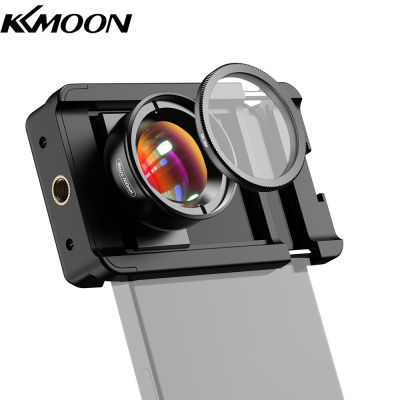 KKmoon APEXEL โทรศัพท์มือถือชุดอุปกรณ์10X เลนส์ไมโคร100มม. + ฟิลเตอร์ CPL พร้อมคลิปหนีบโทรศัพท์อะไหล่กล่องเก็บของสมาร์ทโฟน iPhone 14/13/12/11 Huawei