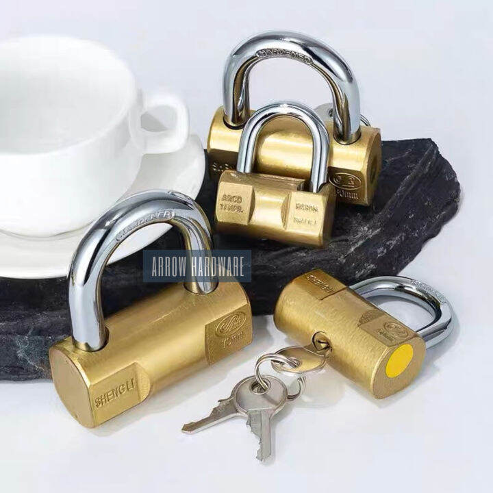 Hammer Padlock Word Key Imitation Copper Hammer Lock Bold and Thick