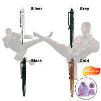 Multi Functional ปากกายุทธวิธีคุณภาพสูงอลูมิเนียม Anti Skid แบบพกพา Self DEFENCE ปากกาแก้วเหล็ก Breaker Survival Tool