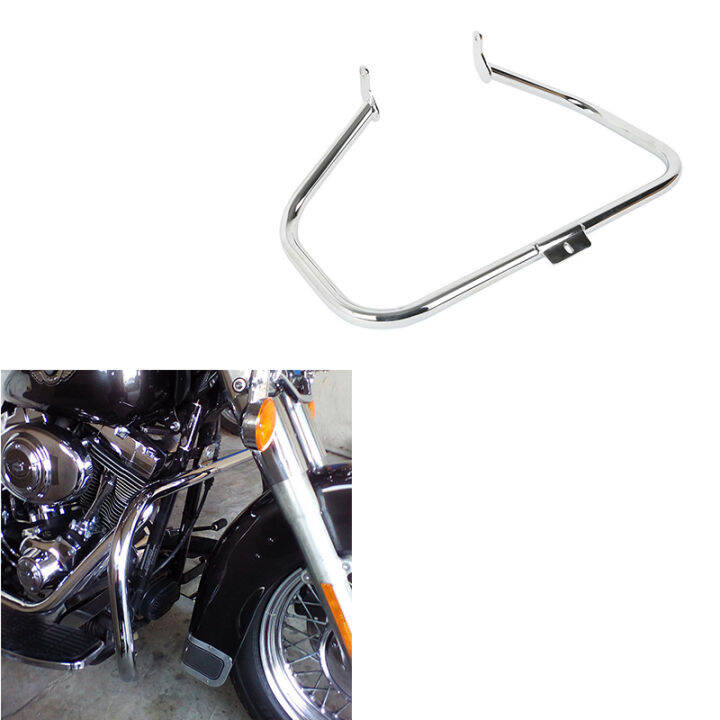 Motorcycle Engine Guard Crash Bar Chrome Finish for Harley Softail ...