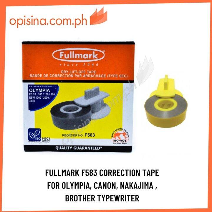 FULLMARK F583 CORRECTION TAPE FOR OLYMPIA, CANON, NAKAJIMA , BROTHER