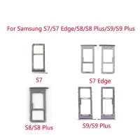 【⊕Good quality⊕】 ganghuang44704037 สำหรับ Samsung Galaxy S7/S7 Edge/S8/S8 Plus/ S9/S9 Plus ถาดใส่การ์ดช่องเสียบ100% ใหม่