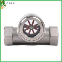 HENRI 1 "NPT เครื่องวัดการไหล 304สแตนเลสสตีล SG-YL11-1 ใบพัดนอกรีต ความแม่นยำสูงและแม่นยำ ตัวบ่งชี้การไหล การไหลของน้ำ