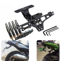 ♗❏ Motorcycle Rear License Plate Mount Holder and Turn Signal Lights For Yamaha MT07 MT09 MT10 R1 For Kawasaki Z750 Z800 For Honda