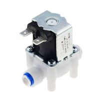 Normally closed Electric Solenoid Valve Magnetic DC 12V Water Inlet Flow Switch 1/4 " 12V 24V 220V Magnetic Controller Dispenser Electrical Trade Tool