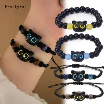 Customized] Pet Cat Swarovski Crystal Bracelet Adjustable Bracelet - Shop  minishop2018 Bracelets - Pinkoi