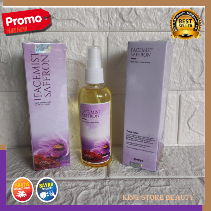 Saffron Face Mist 100 Asli [ ORIGINAL ] Saffron With ZamZam Water