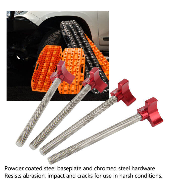 Traction Board Mounting Kit Adjustable Steel Universal Traction Board