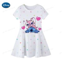 【CW】✚¤✙  T Shirt Patchwork Cartoon Print Baby Children Kids Dresses