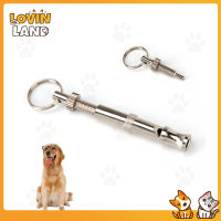 Lovinland Dog Trainer Portable Silent Metal Dog Training Whistle Pet Whistle for Barking Control Dog with Chain Ultra Sonic Training Tool