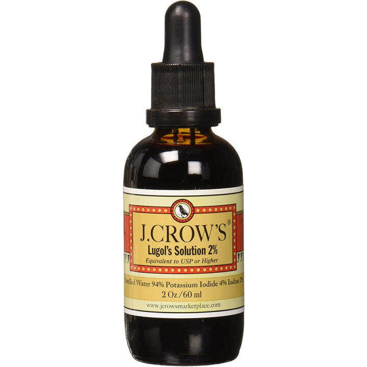 J.CROW'S® Lugol's Solution of Iodine 2 2oz Multivitamins Lazada