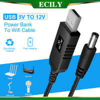 ECILY USB เป็นสายไฟ DC สำหรับเราเตอร์พัดลมขนาดเล็กลำโพง USB USB กับแจ็ค DC3.5mm สายชาร์จอะแดปเตอร์เชื่อมต่อปลั๊กสายไฟ