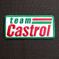 อาร์ม ตัวรีด อาร์มติดเสื้อ น้ำมัน ลาย Team Castrol Patch ทีมคาสตรอล สำหรับตกแต่งเสื้อผ้า ติดหมวก ติดแมส ติดรองเท้า