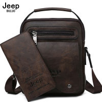 JEEP BULUO ผู้ชาย Messenger กระเป๋าแบรนด์ที่มีชื่อเสียงผู้ชายกระเป๋าสะพายหนัง C Rossbody กระเป๋าสำหรับ ผู้ชายแฟชั่นธุรกิจใหม่กระเป๋าถือ