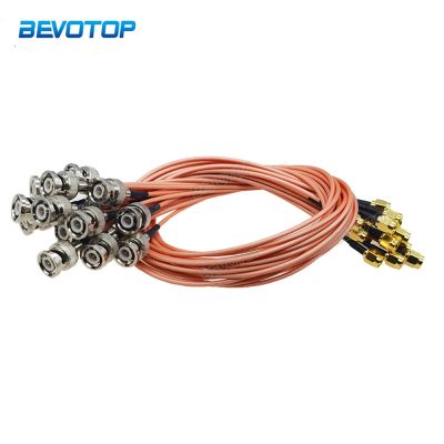 1PCS SMA Male Plug to BNC Male Plug RG316 50 Ohm Pigtail RF Coax Extension Cable Coaxial Jumper Cord 10CM-5M Electrical Connectors