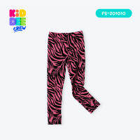 KiddeeCrew  เลกกิ้งเด็กผู้หญิงลายม้าลายชมพู  Pink Zebra Legging  เหมาะอายุ 1-10 ปี