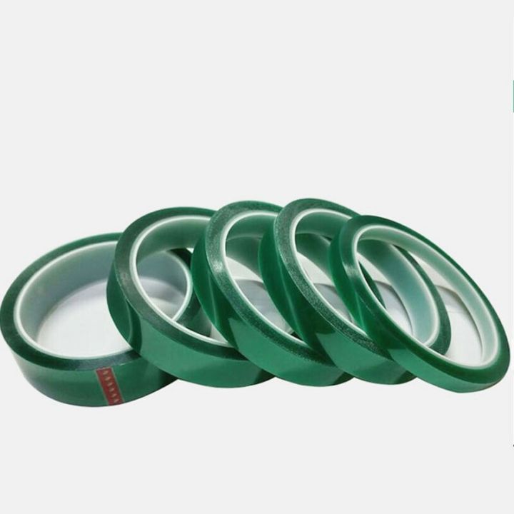 1pcs-33m-green-pet-tape-high-temperature-pcb-solder-protect-board-plating-protection-spray-masking-tape-thickness-0-06mm-adhesives-tape