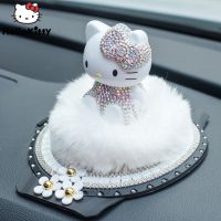 ย่อย☢Shufat Carro Mesa Gato Sanrio Diamante Interior Jóias Decoração Do Veículo Presente Pequenas Bonecas Brinquedos