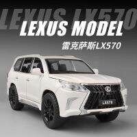 JK 132 เล็กซัส LX570 โมเดลรถอัลลอย Pajero หกเปิดเสียงและแสงดึงกลับของเล่นรถออฟโรด