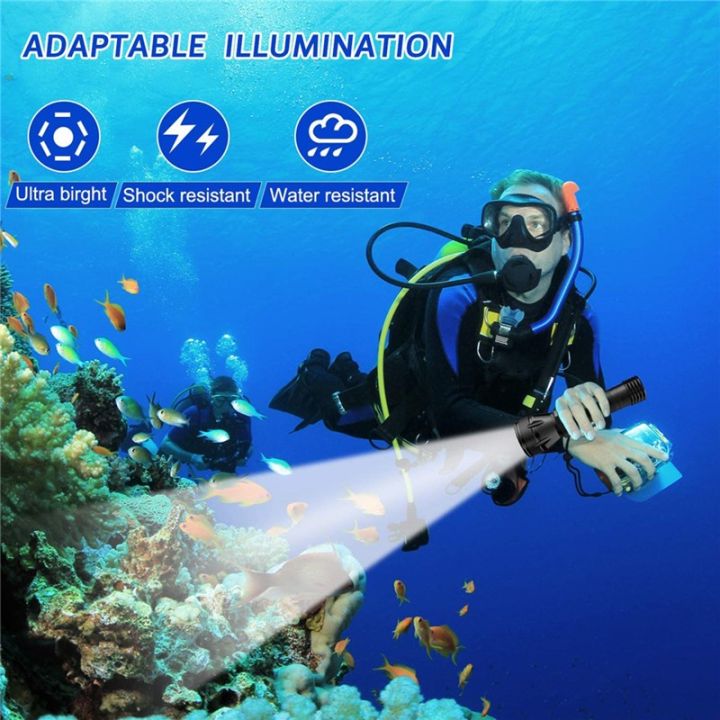 ipx8-waterproof-grade-t6l2-scuba-diving-flashlight-professional-200m-underwater-torch-lamp-super-2600mah-18650-dive-lantern