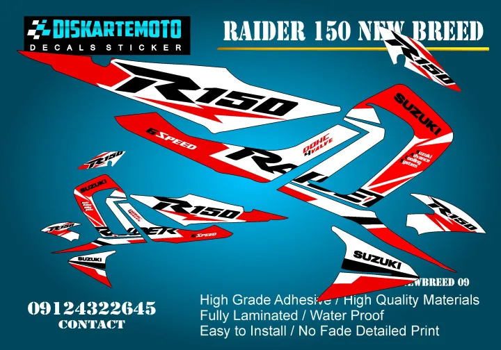 Raider 150 New Breed Decals Sticker Lazada PH