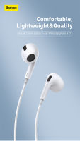 Baseus Wired Earphone H17 3.5mm In-ear with Microphone 3.5mm Ports Devices HiFi Sport Headphone