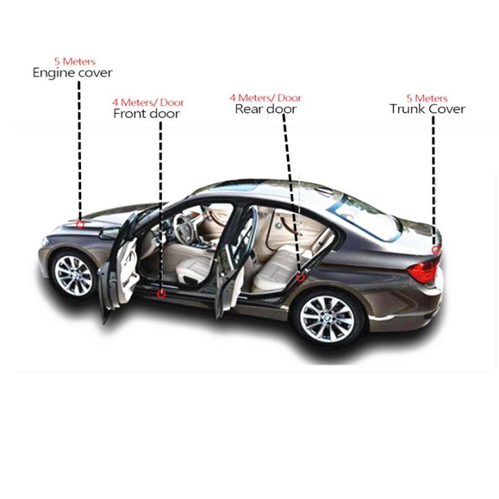 สติกเกอร์ติดที่เก็บเสียงประตูรถกันรั่วใหม่สำหรับ-kia-sportage-3-kia-sorento-ford-focus-ix35-land-cruiser-200-vw-polo-prado