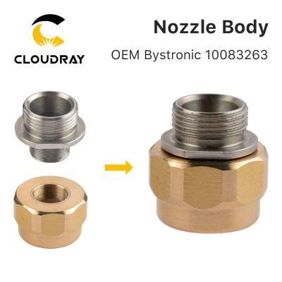Cloudray Laser Nozzles Holder OEM Bystronic 10083263 Nozzle Body for Fiber Laser Cutting Head Replacement Parts