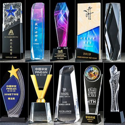 2023 Original Genuine [Shenzhen Manufacturer] Crystal trophy custom-made employee sports company annual meeting honor basketball game medal